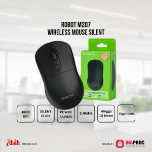 Mouse Wireless Silent Click ROBOT M207